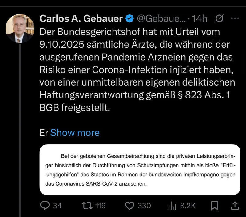 Deutschlands Ärzte sind wie @Karl_Lauterbach: Sie würden mehrheitlich jederzeit im nächsten Auschwitz mitmorden.