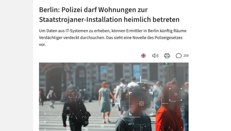 Die Kinderschänder-Fans der Polizei Berlin haben jetzt Gestapo-Befugnisse