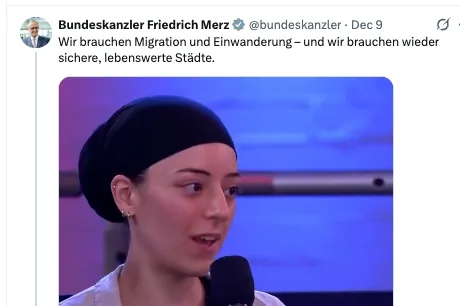Wir brauchen millionenfache Remigration von islamischen Kopftuchfrauen.
