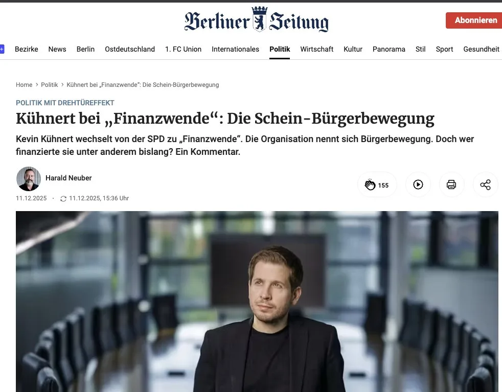 An Schmarotzern wie Kevin Kühnert ist die Bundesrepublik verendet