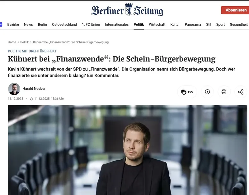 An Schmarotzern wie Kevin Kühnert ist die Bundesrepublik verendet