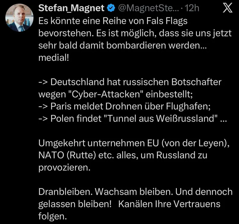 Auch seinen 3. Weltkrieg wird Deutschland mit einer Lüge starten. Bald dürfte es so weit sein.