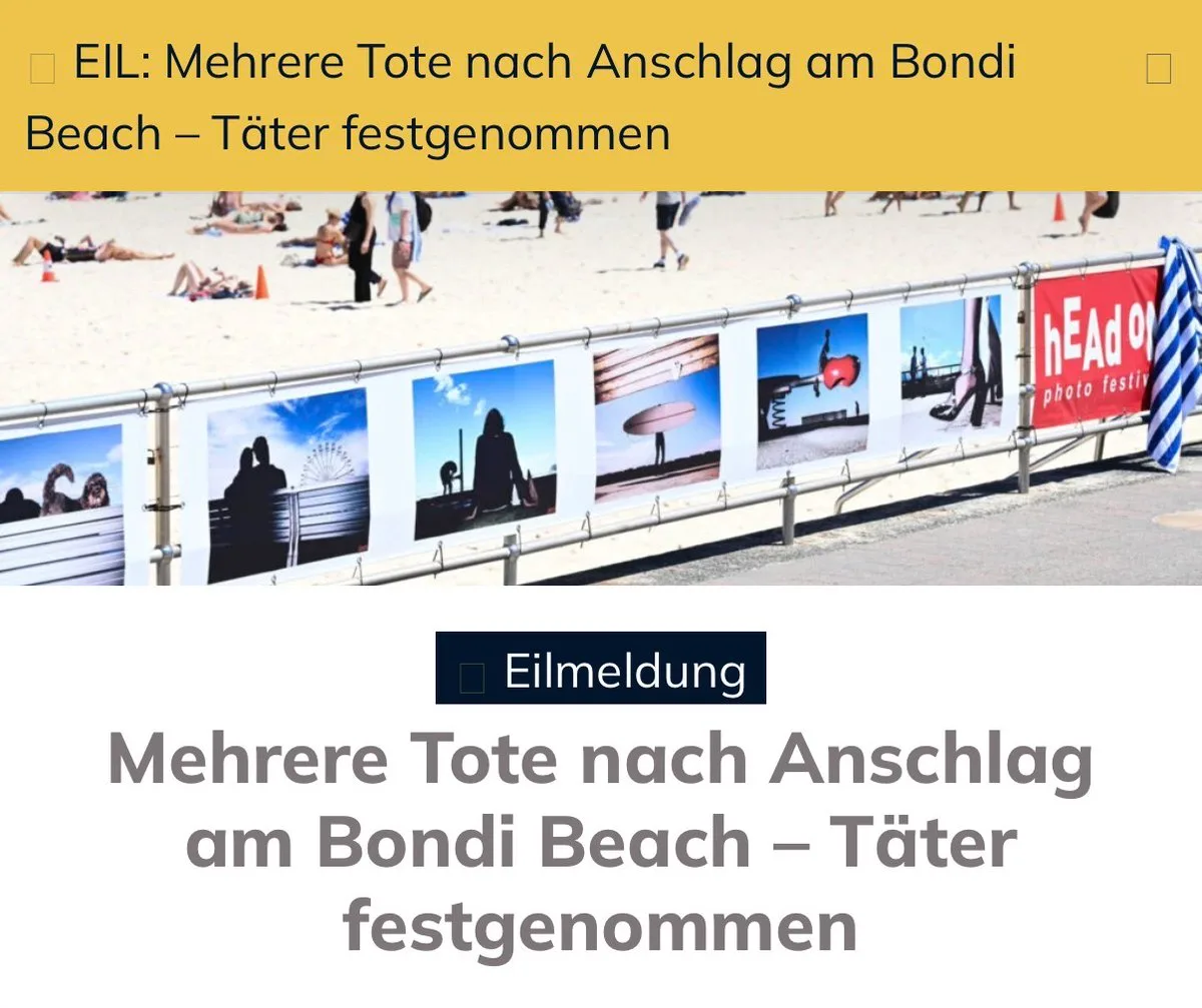 Terroranschlag am Bondi-Beach galt jüdischer Feier. Wer wohl die Täter diesmal waren? Sicher keine Liebeskrieger der ReligionDesFriedens(TM)