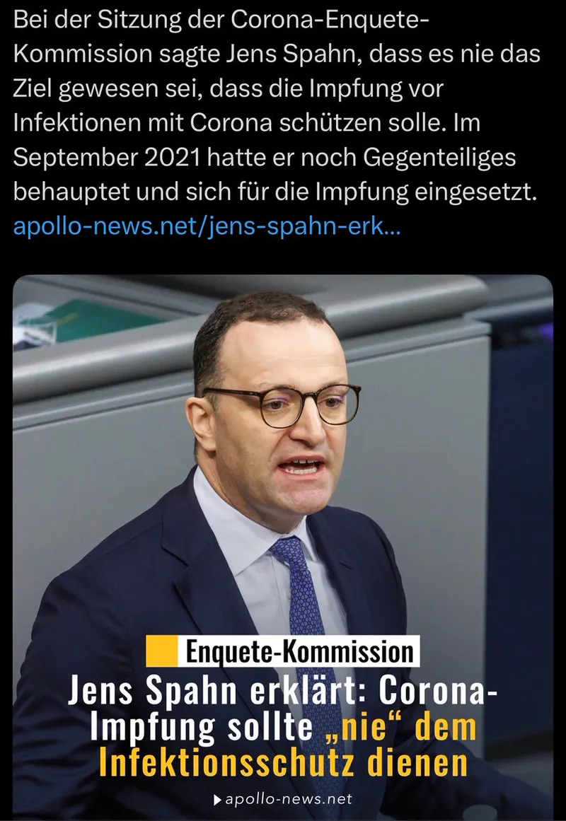Massenmörder @JensSpahn muss gerichtet werden; um jeden Preis