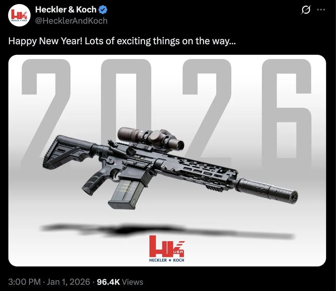 Deutschlands Kriegswaffenhersteller "Heckler & Koch" freut sich auf ein "aufregendes" 2026