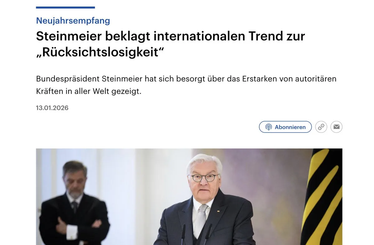 Lustig. Rücksichtslosigkeit hat Abschaum wie Steinmeier bisher nur gegen andere geübt. Was er wohl erst sagt, wenn die sich gegen ihn wendet? ;)