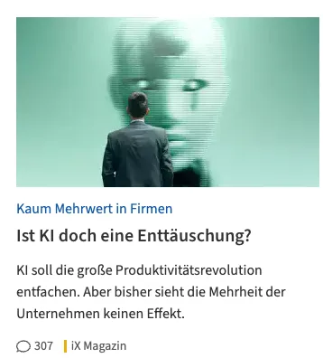 Deutschlands Staatswirtschaft verschläft auch die KI. Warum sind unsere Manager derartig unfähig?