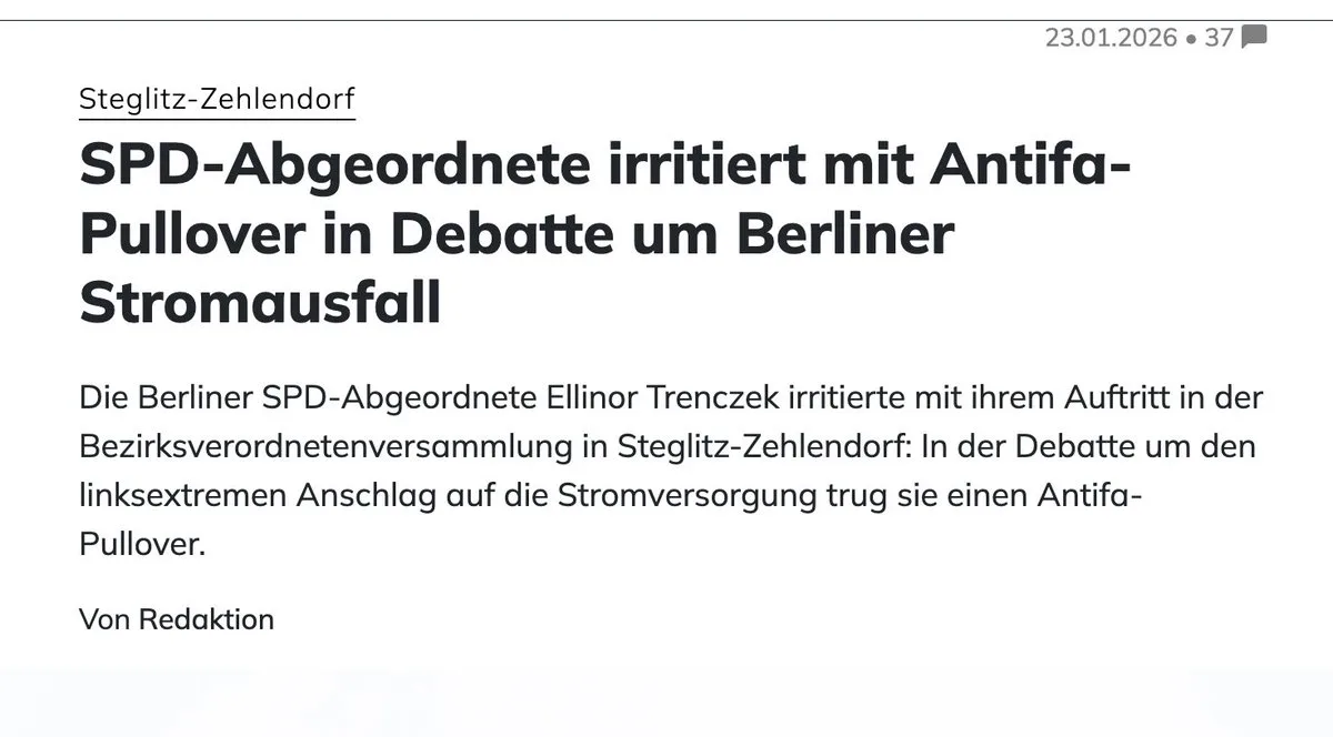 Erinnerungsservice: Die "SPD" ist ein politischer Arm der "Antifa"