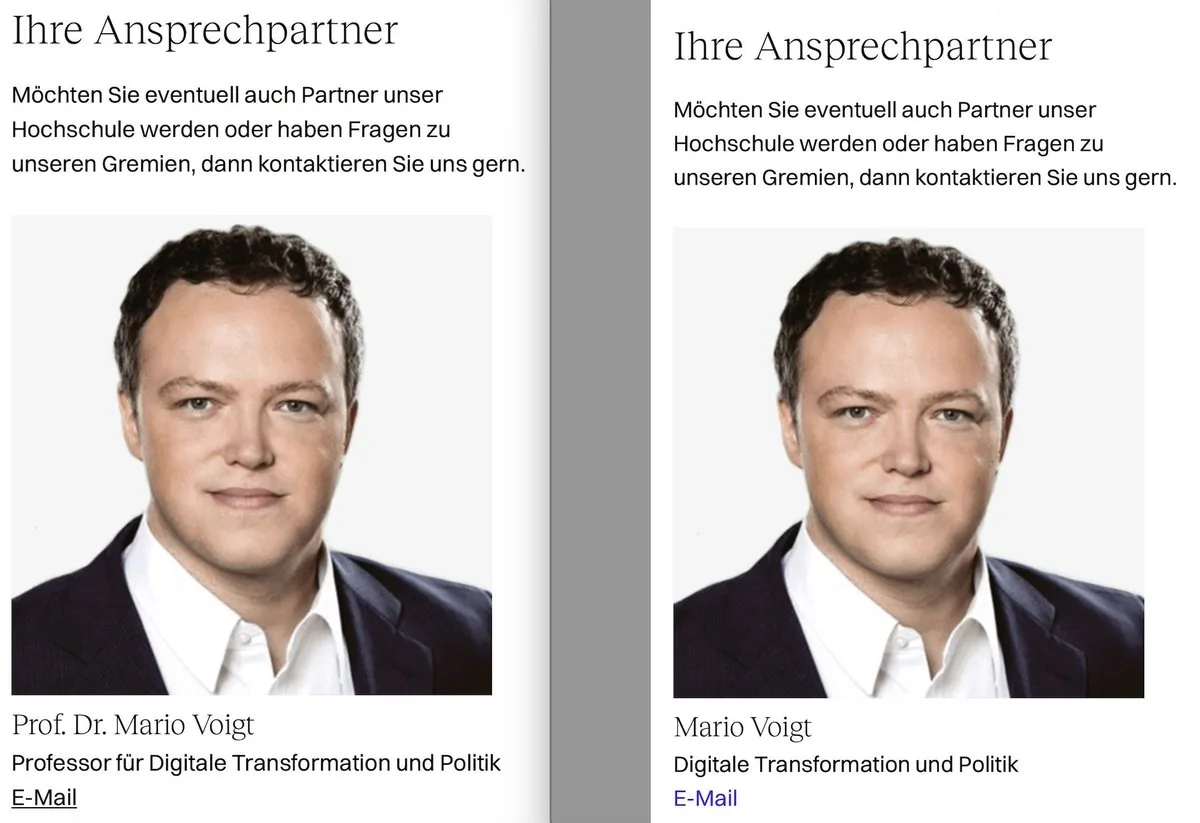 Betrügerisches Mettbrötchen bleibt "Ansprechpartner" seiner "privaten Hochschule"