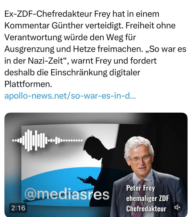 Himmler-Vorgänger über die Endlösung der Meinungsfrage