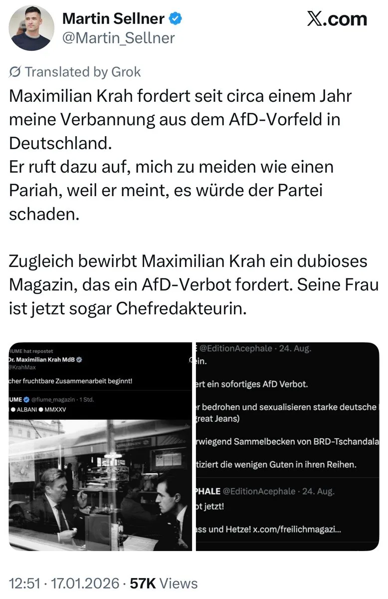 Arbeitet AfD-Mann Maximilan Krah für den „Verfassungsschutz“?