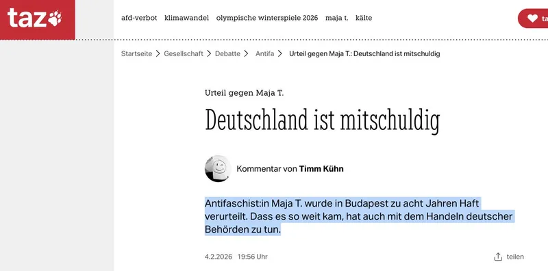 "Journalisten" wie Timm Kühn propagieren bei der "taz" offen Terrorismus und politisch motivierte Mordversuche. Dass diese Menschen frei rumlaufen, sagt alles über Unseredemokratie