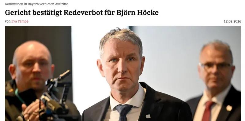 Germany: Open Judicial Oppression of Leading Opposition Candidate