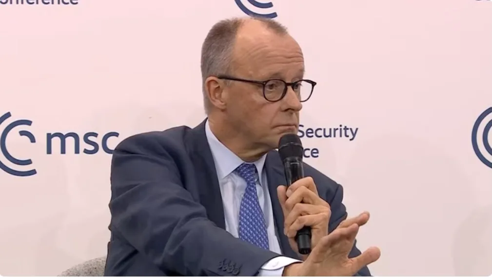 BREAKING: German Chancellor @_FriedrichMerz convinces everyone at "Munich Security Conference", that he is a complete idiot